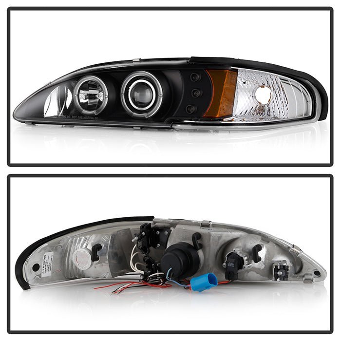 Ford Mustang 94-98 Projector Headlights - Black