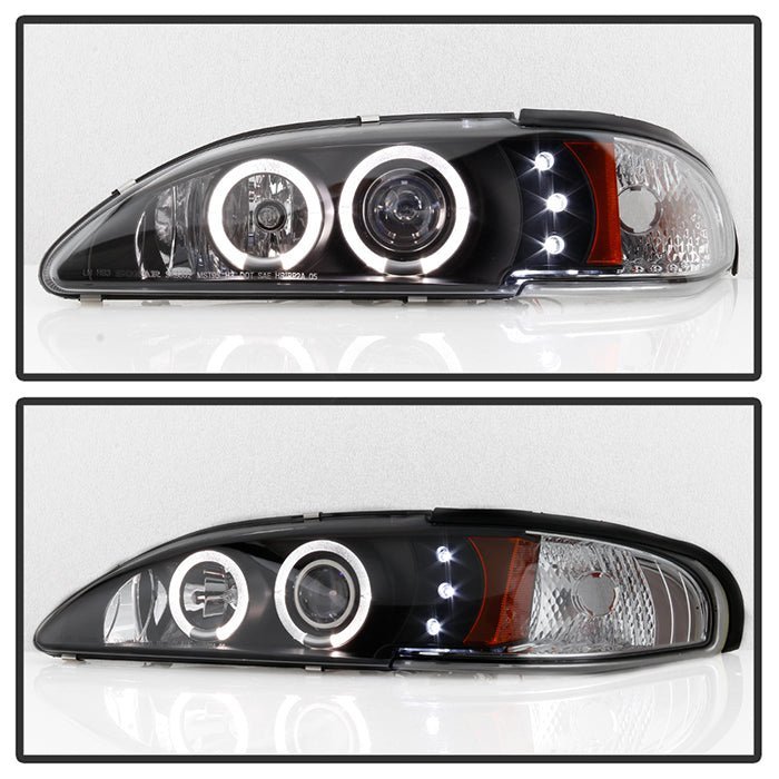 Ford Mustang 94-98 Projector Headlights - Black