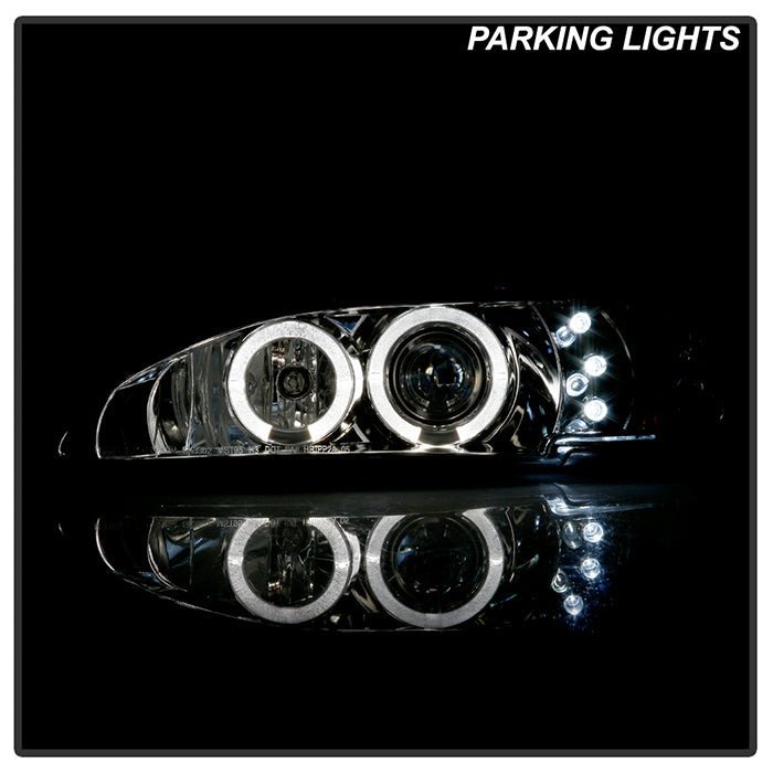 Ford Mustang 94-98 Projector Headlights - Chrome