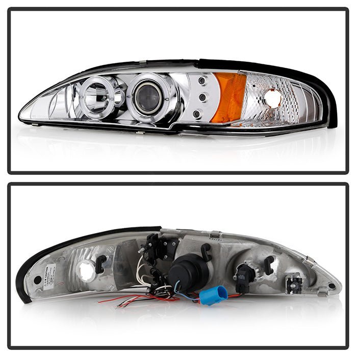 Ford Mustang 94-98 Projector Headlights - Chrome