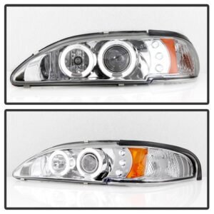 Ford Mustang 94-98 Projector Headlights - Chrome - Image 7