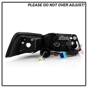 Ford Mustang 99-04 Projector Headlights - LED Halo - Black - Image 7