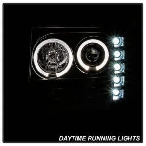 GMC Sierra 1500/2500/3500 07-13/GMC Sierra Denali 08-13/GMC Sierra 2500HD/3500HD 07-13 Projector Headlight All Black - Image 9