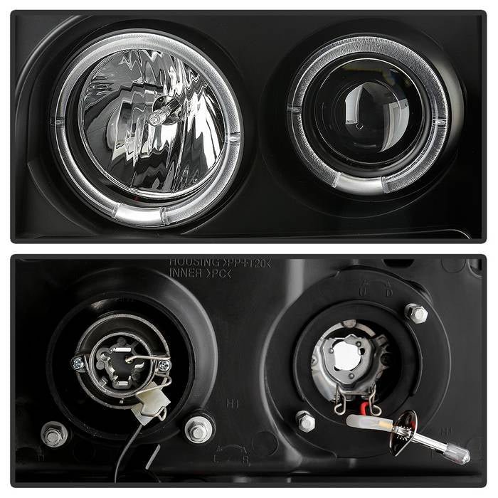 GMC Sierra 1500/2500/3500 07-13/GMC Sierra Denali 08-13/GMC Sierra 2500HD/3500HD 07-13 Projector Headlight All Black