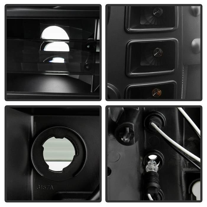 GMC Sierra 1500/2500/3500 07-13/GMC Sierra Denali 08-13/GMC Sierra 2500HD/3500HD 07-13 Projector Headlight All Black