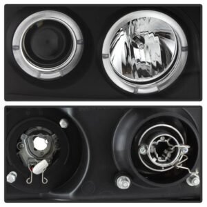 GMC Sierra 1500/2500/3500 07-13 / GMC Sierra Denali 08-13 /GMC Sierra 2500HD/3500HD 07-13 Projector Headlights -Black - Image 3