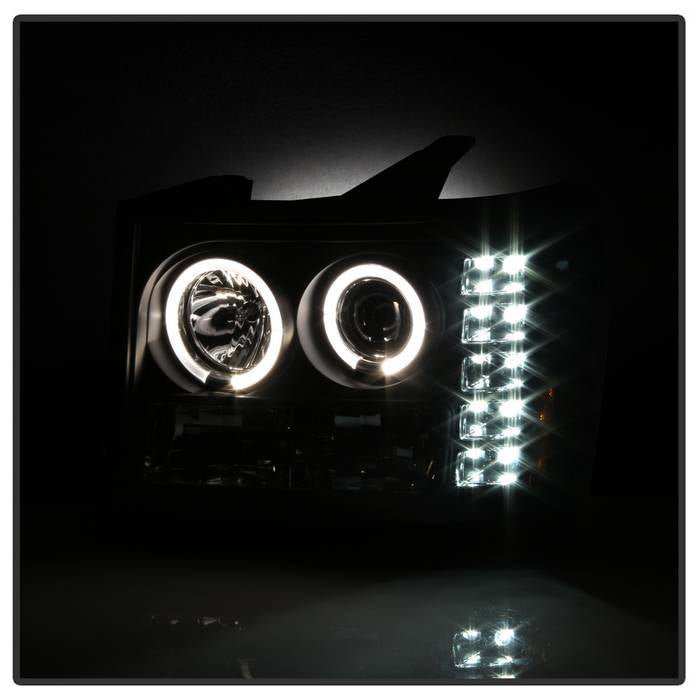 GMC Sierra 1500/2500/3500 07-13 / GMC Sierra Denali 08-13 /GMC Sierra 2500HD/3500HD 07-13 Projector Headlights -Black
