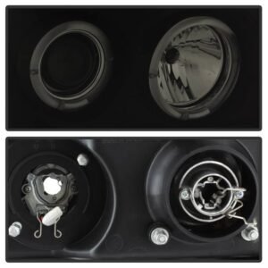 GMC Sierra 1500/2500/3500 07-13 / GMC Sierra Denali 08-13 / GMC Sierra 2500HD/3500HD 07-13 Projector Headlights - Black Smoke - Image 3
