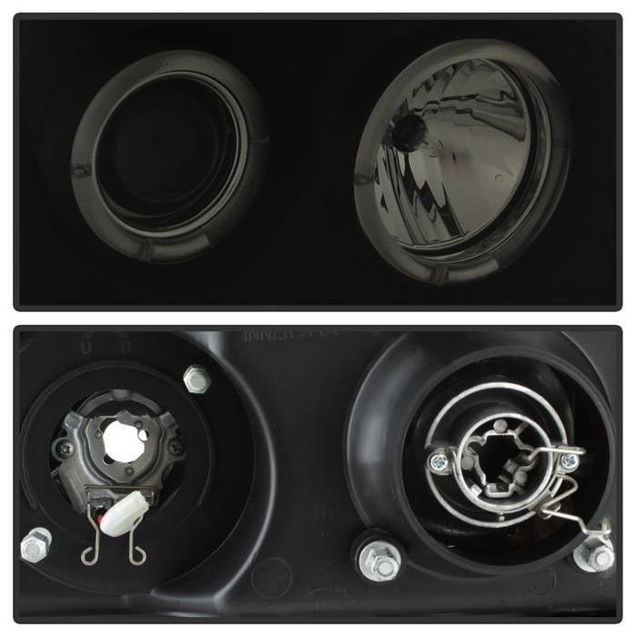 GMC Sierra 1500/2500/3500 07-13 / GMC Sierra Denali 08-13 / GMC Sierra 2500HD/3500HD 07-13 Projector Headlights - Black Smoke