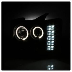 GMC Sierra 1500/2500/3500 07-13 / GMC Sierra Denali 08-13 / GMC Sierra 2500HD/3500HD 07-13 Projector Headlights - Black Smoke - Image 6
