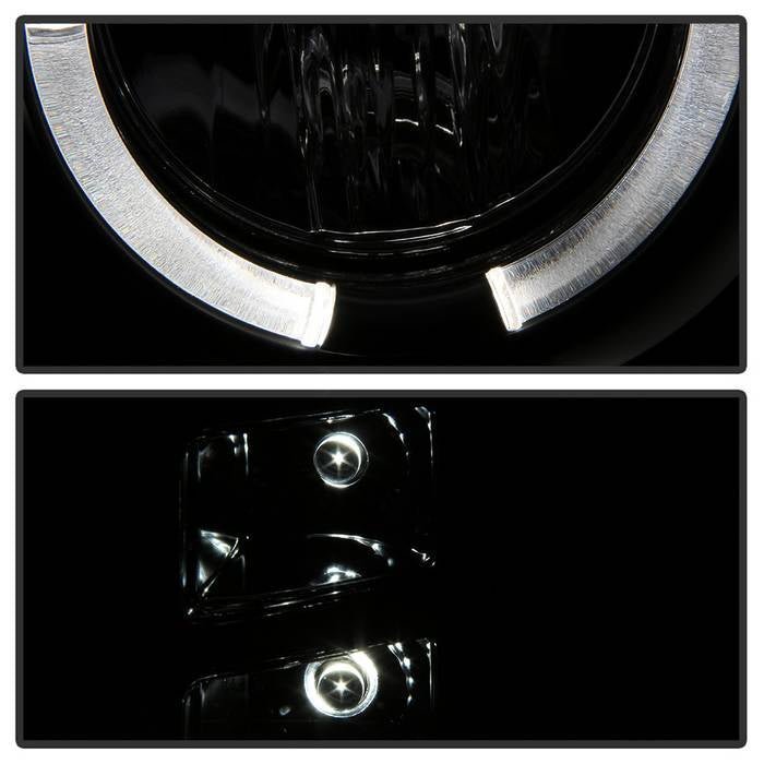 GMC Sierra 1500/2500/3500 07-13 / GMC Sierra Denali 08-13 / GMC Sierra 2500HD/3500HD 07-13 Projector Headlights - Black Smoke
