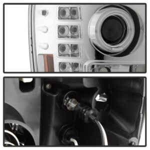 GMC Sierra 1500/2500/3500 07-13 /GMC Sierra Denali 08-13/GMC Sierra 2500HD/3500HD 07-3 Projector Headlights-Chrome - Image 4