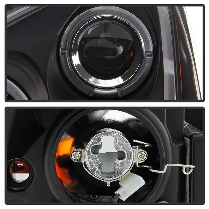Honda Accord 03-07 Projector Headlights- Black