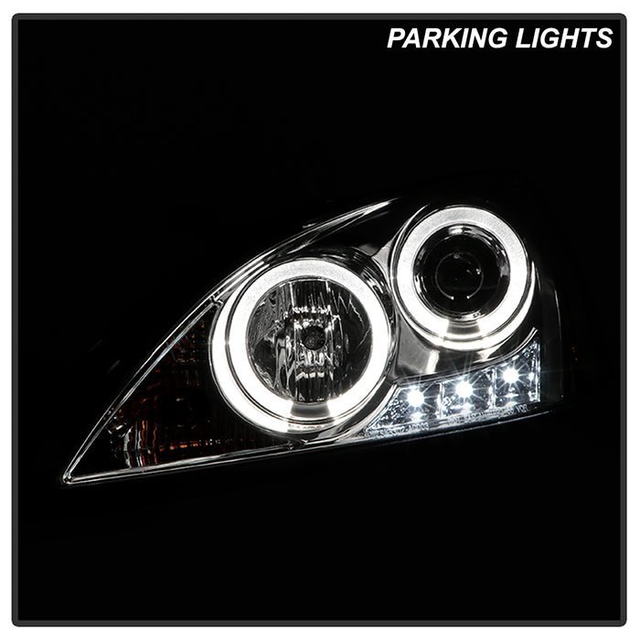 Honda Accord 03-07 Projector Headlights - Chrome