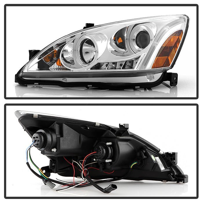 Honda Accord 03-07 Projector Headlights - Chrome
