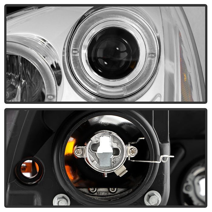 Honda Accord 03-07 Projector Headlights - Chrome