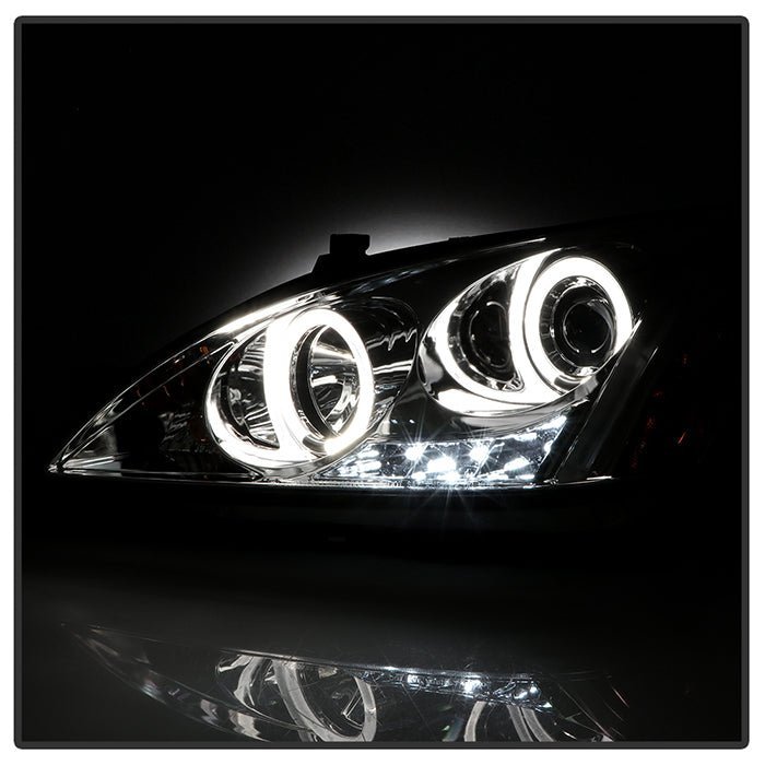 Honda Accord 03-07 Projector Headlights - Chrome
