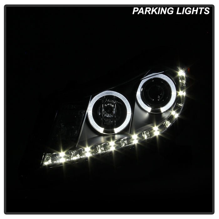 Honda Accord 08-12 4Dr Projector Headlights- Black