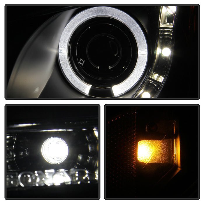 Honda Accord 08-12 4Dr Projector Headlights- Black