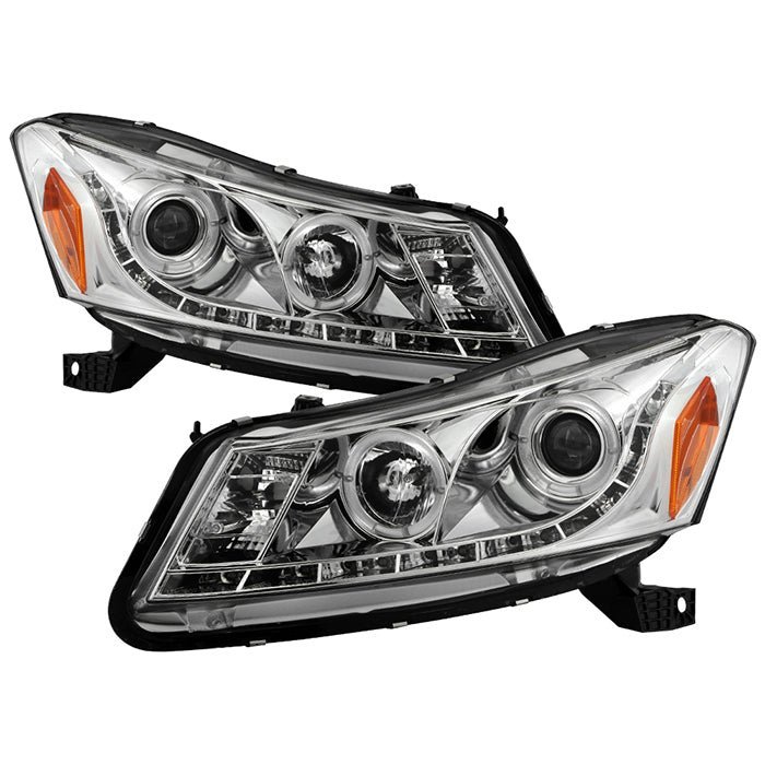 Honda Accord 08-12 4Dr Projector Headlights- Chrome