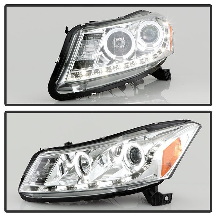 Honda Accord 08-12 4Dr Projector Headlights- Chrome