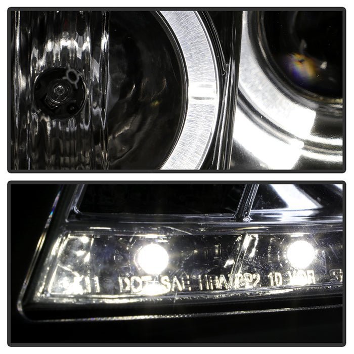 Honda Accord 08-12 4Dr Projector Headlights- Chrome