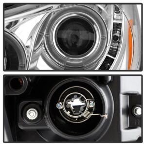 Honda Accord 08-12 4Dr Projector Headlights- Chrome - Image 3