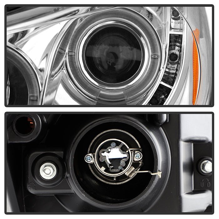Honda Accord 08-12 4Dr Projector Headlights- Chrome