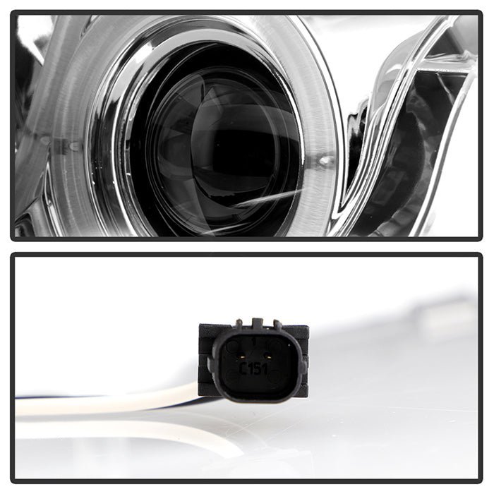 Honda Accord 08-12 4Dr Projector Headlights- Chrome