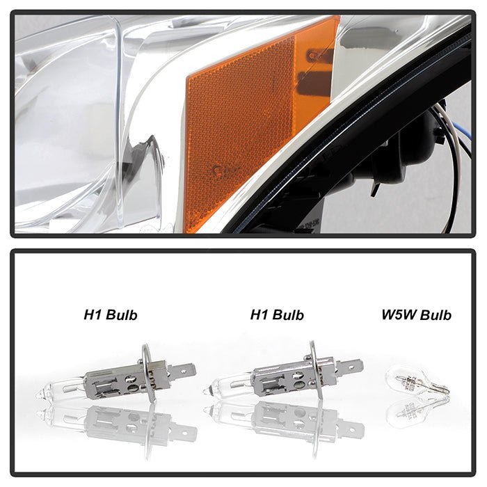 Honda Accord 08-12 4Dr Projector Headlights- Chrome