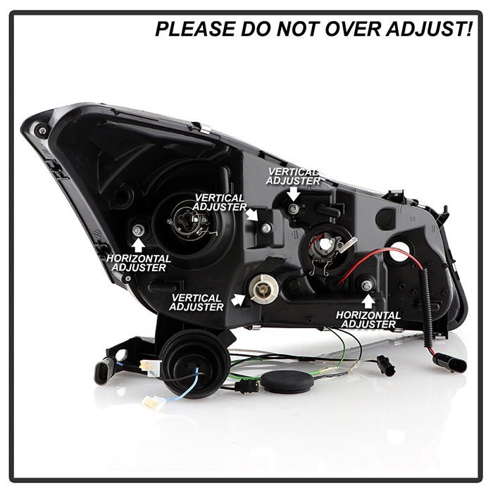 Honda Accord 08-12 4Dr Projector Headlights- Chrome