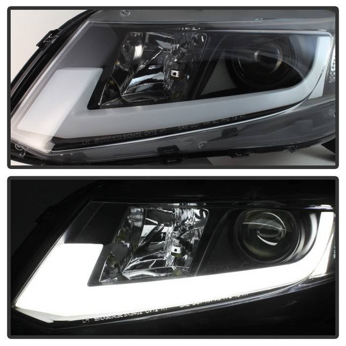 Honda Civic 2012-2014 Projector Headlights- Black