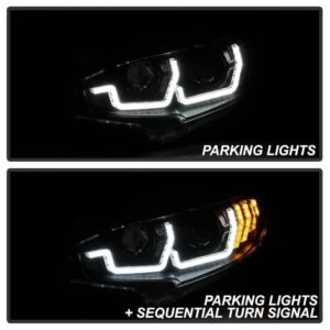 Honda Civic 16-20 2DR/4DR/Hatchback Projector Headlight-Black - Image 9