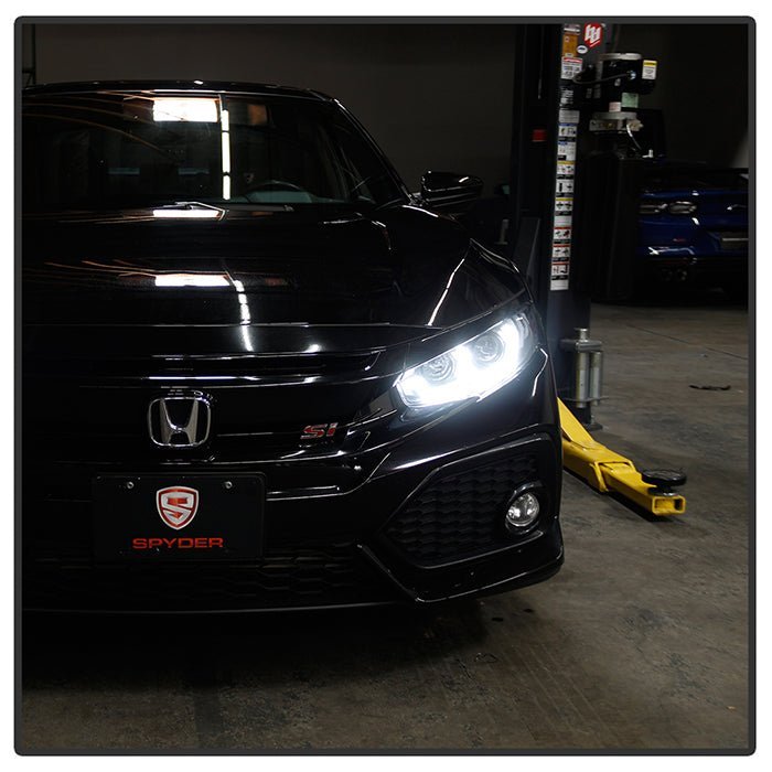 Honda Civic 16-20 2DR/4DR/Hatchback Projector Headlight-Black