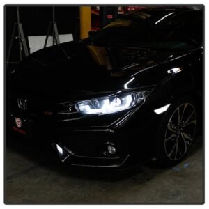 Honda Civic 16-20 2DR/4DR/Hatchback Projector Headlight-Black - Image 12