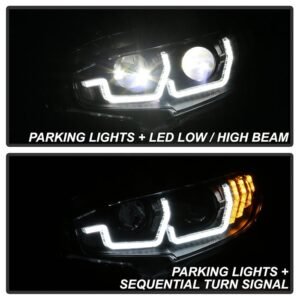 Honda Civic 16-20 2DR/4DR/Hatchback Projector Headlight-Black - Image 10