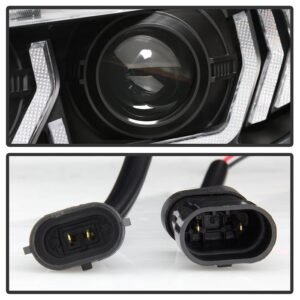 Honda Civic 16-20 2DR/4DR/Hatchback Projector Headlight-Black - Image 3