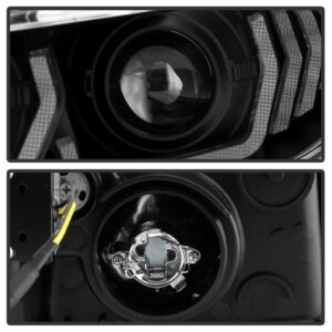 Honda Civic 2016-2020 2DR/4DR/ Projector Headlights - Black - Image 3