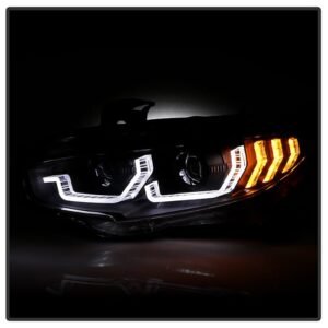 Honda Civic 2016-2020 2DR/4DR/ Projector Headlights - Black - Image 8