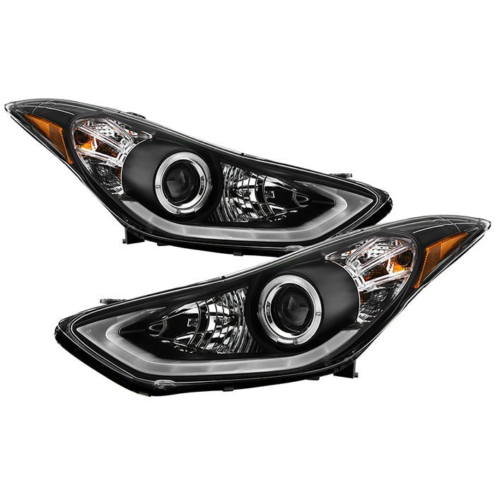 Hyundai Elantra 11-13 Projector Headlights - Black