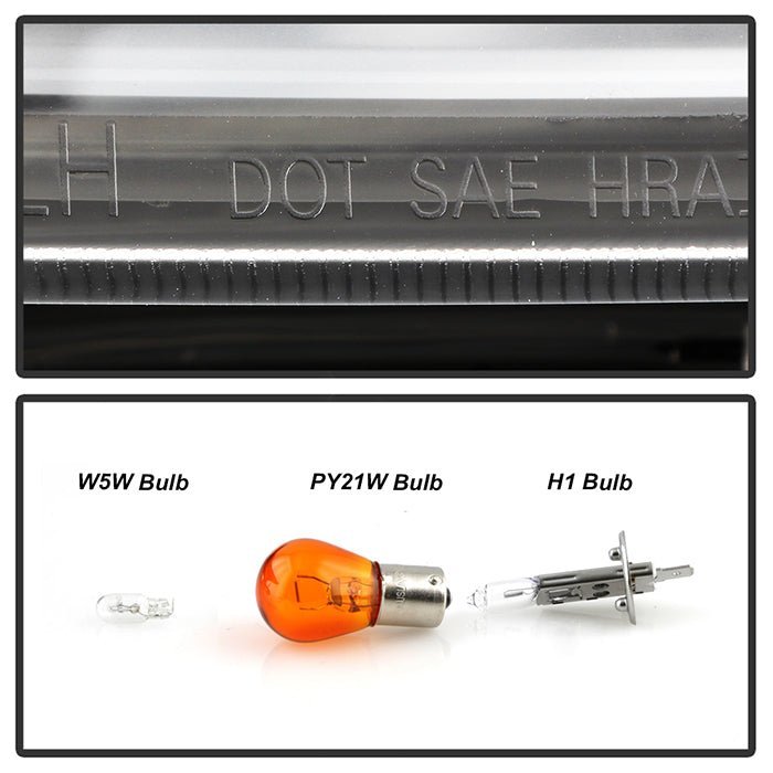 Hyundai Elantra 11-13 Projector Headlights - Black