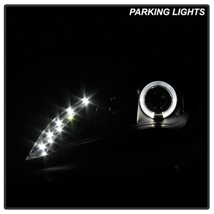 Hyundai Genesis 10-12 Projector Headlights - Black