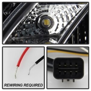 Hyundai Genesis 10-12 Projector Headlights - Black - Image 4