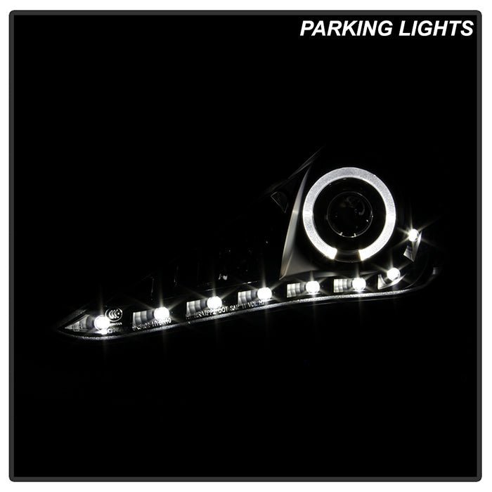 Hyundai Sonata 11-13 Projector Headlights - Black
