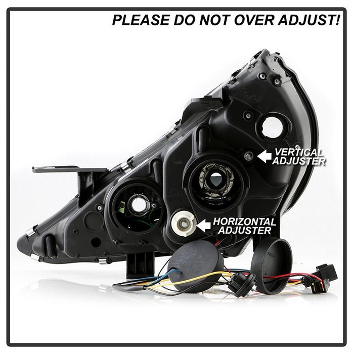 Hyundai Sonata 11-13 Projector Headlights - Black