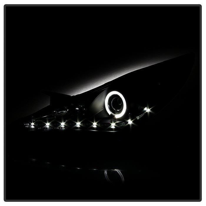 Hyundai Sonata 11-13 Projector Headlights - Black