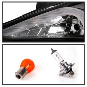 Hyundai Sonata 11-13 Version 2 Projector Headlights - Black - Image 3