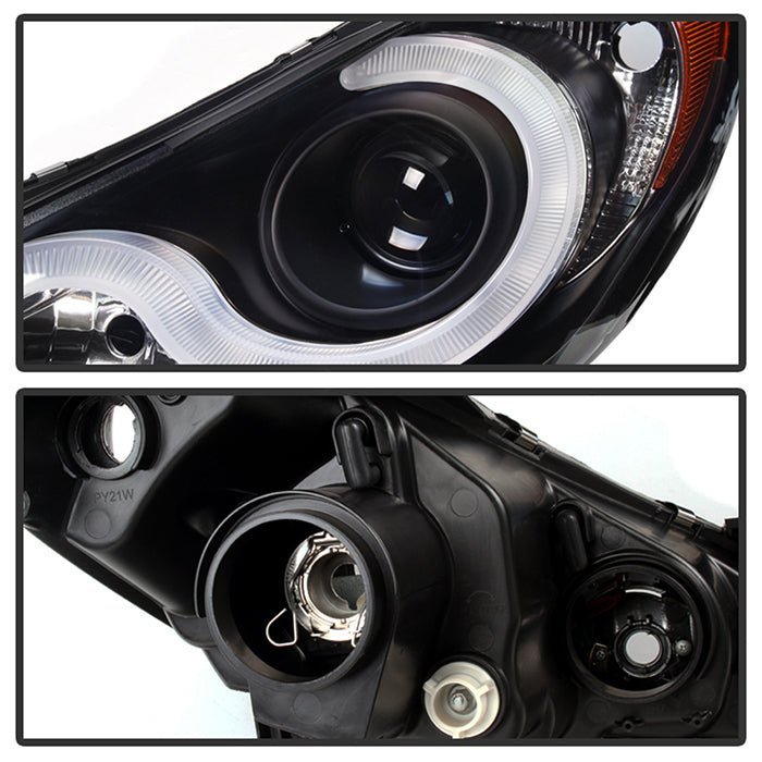 Hyundai Sonata 11-13 Version 2 Projector Headlights - Black