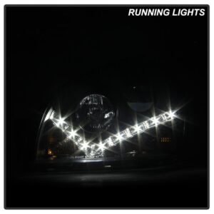 Hyundai Tucson 04-09 Projector Headlights  - Black - Image 10