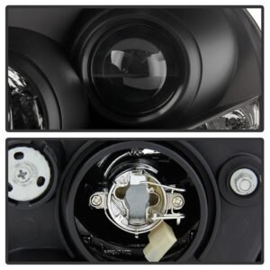 Hyundai Tucson 04-09 Projector Headlights  - Black - Image 3